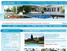 Tablet Screenshot of luxevillarent.com
